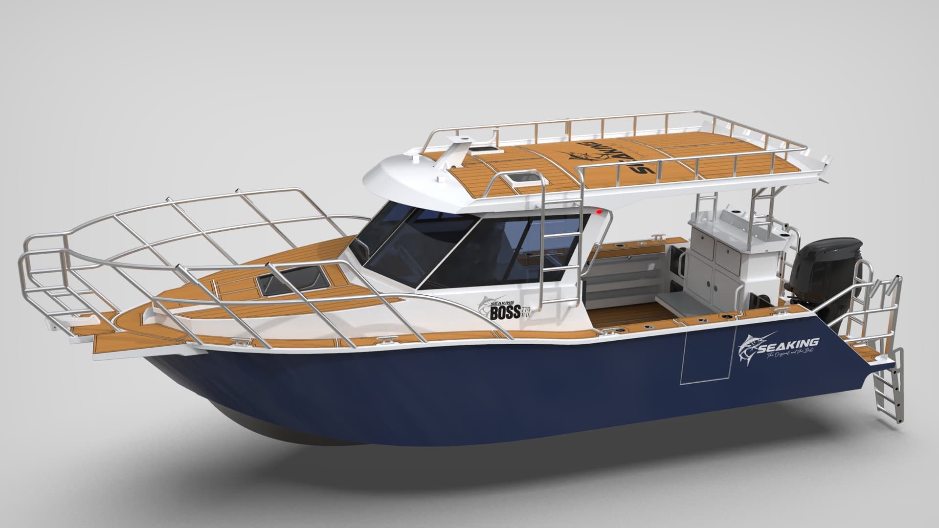Blue BOSS770 MAX exterior render