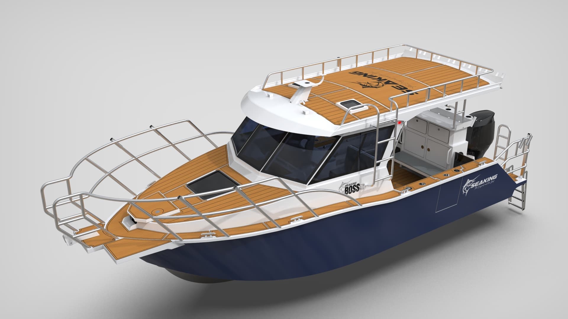 Blue Seaking Australia BOSS770 MAX front three-quarter render